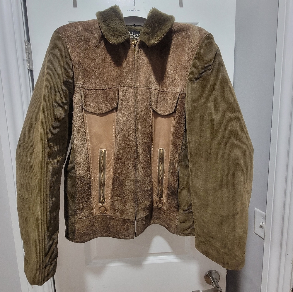 Oakbrook Sportswear Men's Suede Jacket Size 38